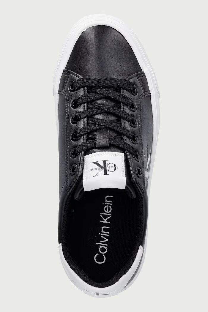 CALVIN KLEIN VULC FLATFORM LACEUP LOW LTH маратонки дамски черни HW0HW03159