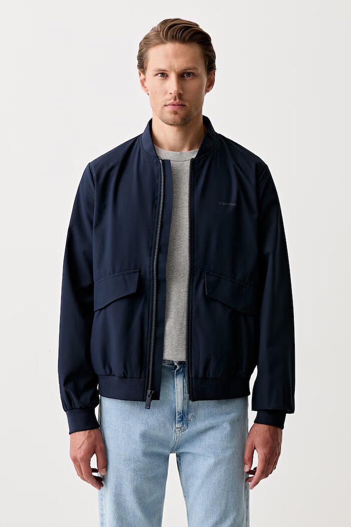 CALVIN KLEIN яке бомбър мъжко тъмносиньо LV04LF506G