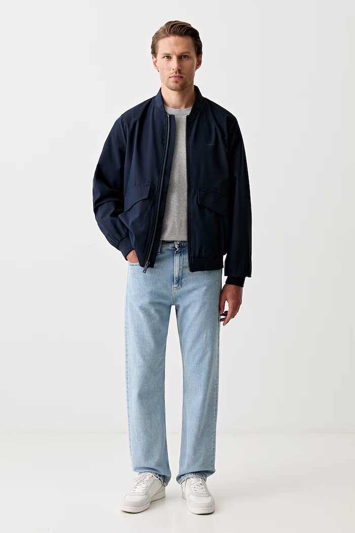 CALVIN KLEIN яке бомбър мъжко тъмносиньо LV04LF506G