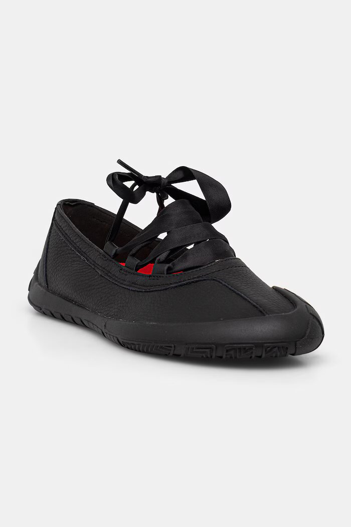 Camper балеринки кожени Peu Path+ черни K201921-002