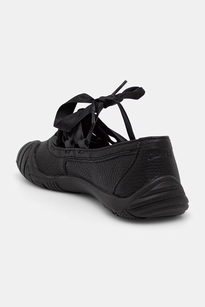 Camper балеринки кожени Peu Path+ черни K201921-002