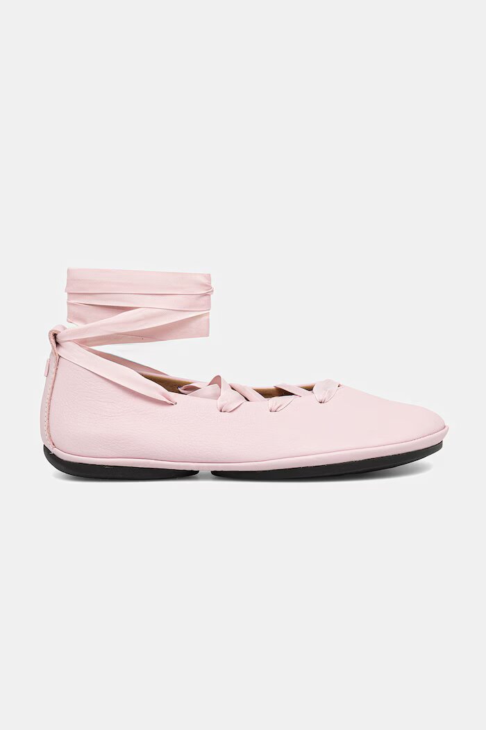 Camper балеринки кожени Right Nina розови K201835-005