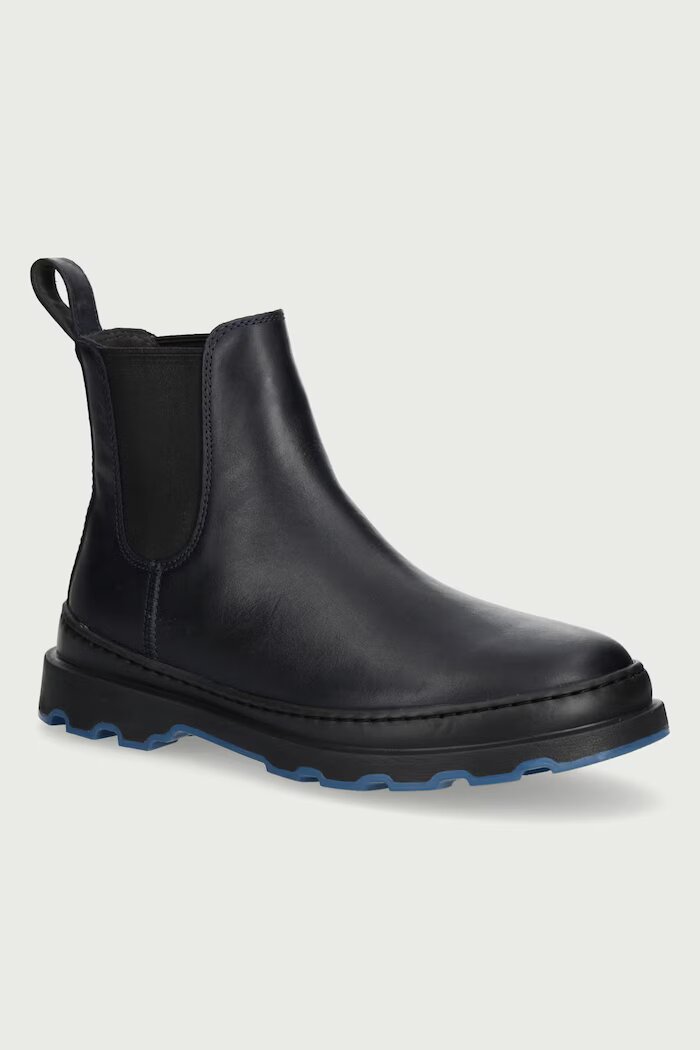 Camper боти челси мъжки от кожа Brutus+ тъмносини K300534-006