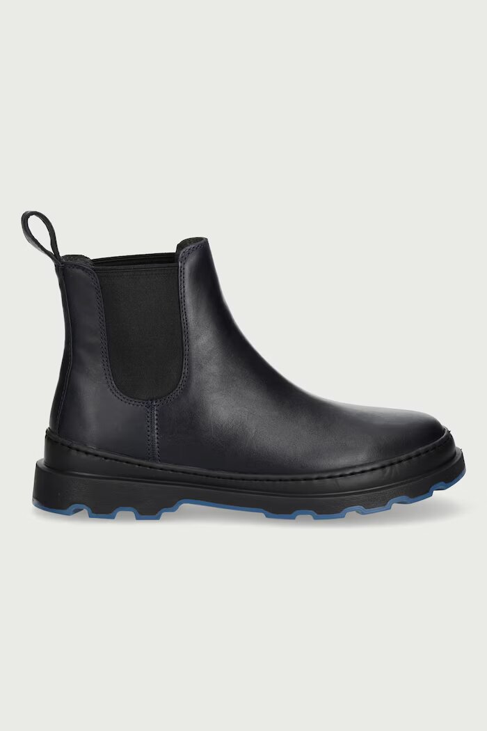 Camper боти челси мъжки от кожа Brutus+ тъмносини K300534-006