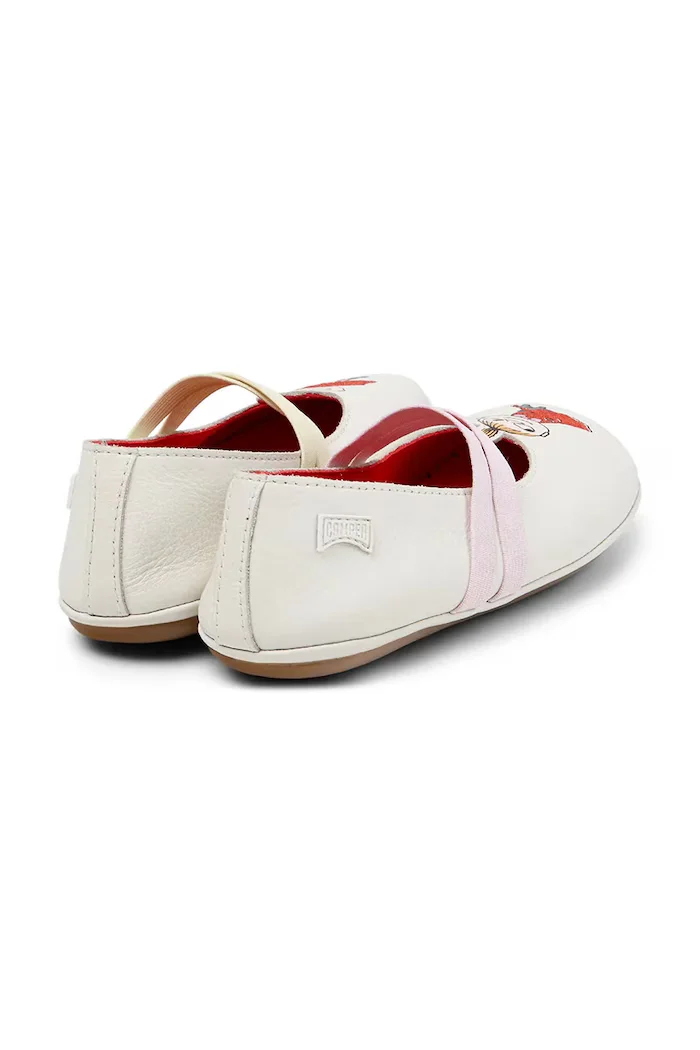 Camper Детски кожени балеринки TWS Kids by Moomin в бежово K800699