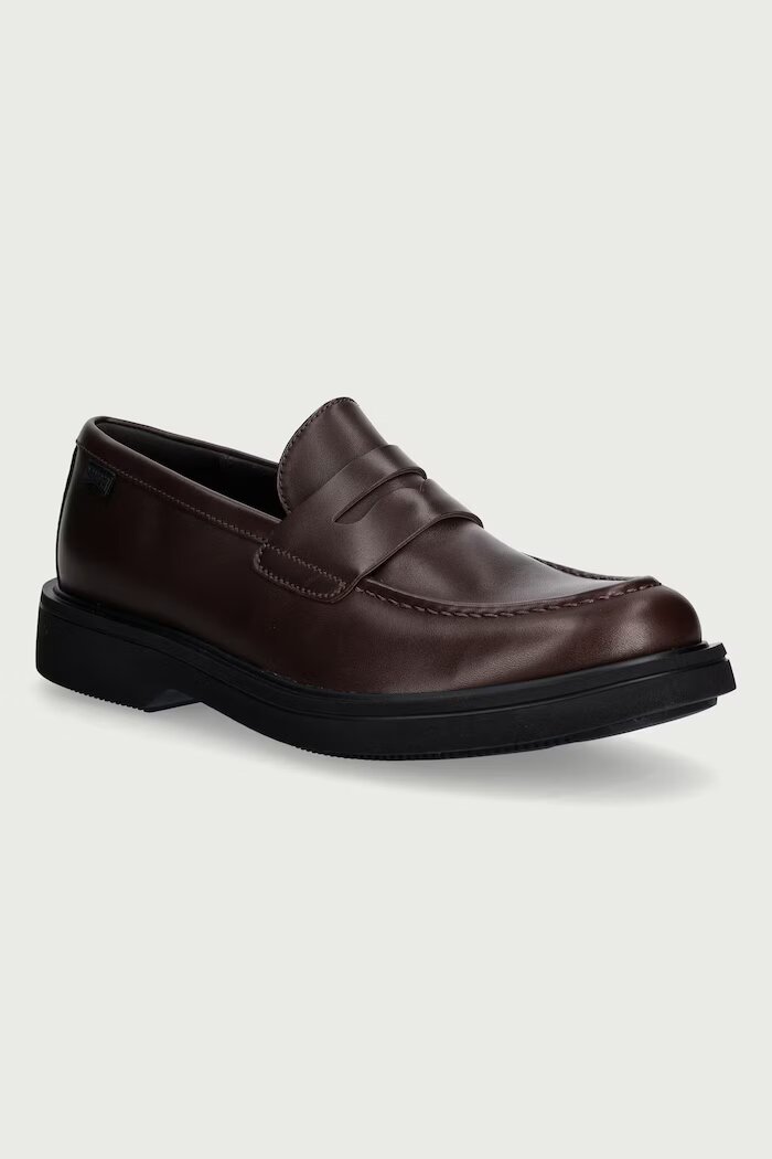 Camper мокасини мъжки от кожа Norman кафяви K101001-005