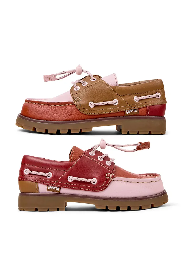 Camper мокасини за деца от кожа Compas Kids TWS многоцветни K800416