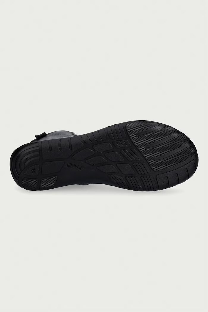 Camper Peu Path+ високи кецове дамски от кожа черни високи K400861-001