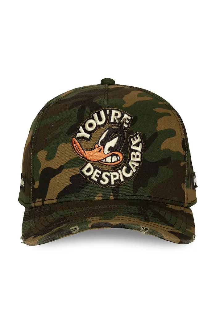 Capslab шапка с козирка от памук x Looney Tunes зелена CL/LOO14/1/CTA/DES