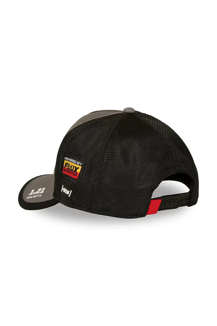 Capslab шапка trucker от памучна материя x back to the future сива CL/BTF2/1/PCT/BTF