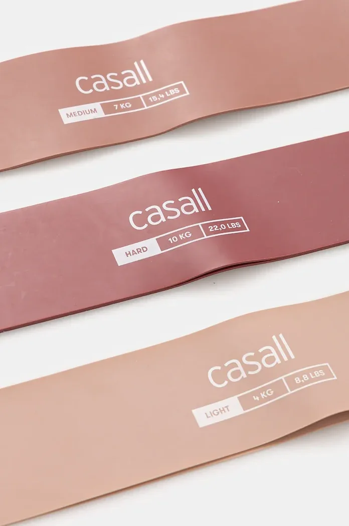 Casall Ластици за съпротивление за упражнения (3 броя) в розово