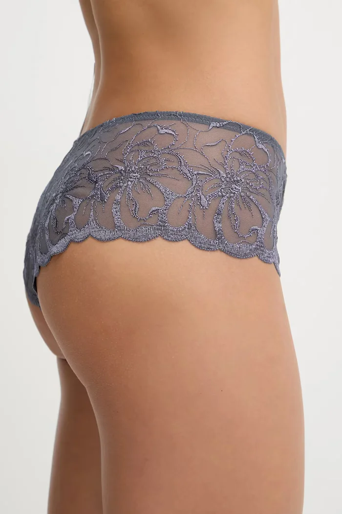 Chantelle Бикини тип бразилиана FLEURS в сиво C12MB0
