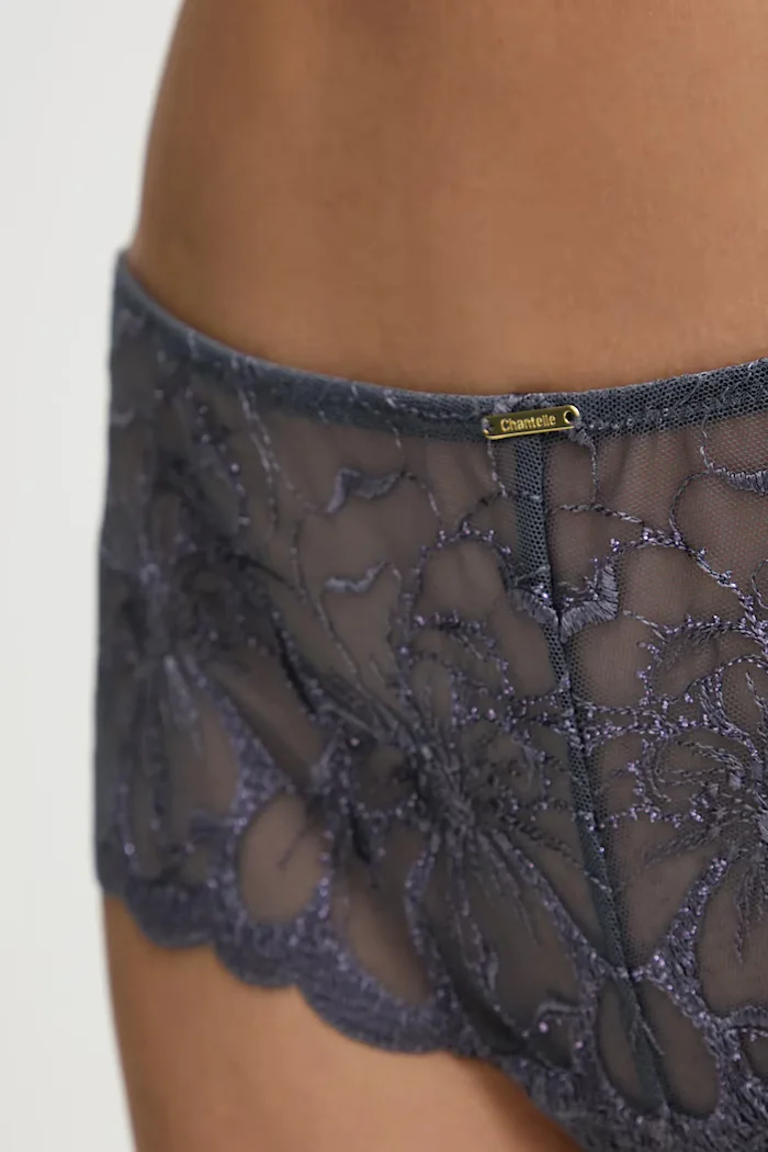 Chantelle Бикини тип бразилиана FLEURS в сиво C12MB0