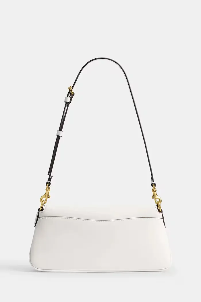 Coach чанта crossbody дамска от кожа Jet бежова CAM16