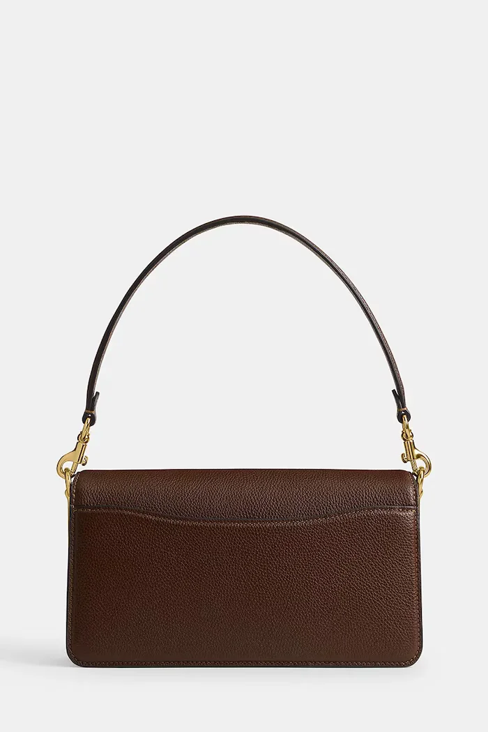 Coach чанта crossbody дамска от кожа Tabby 26 кафява CH857