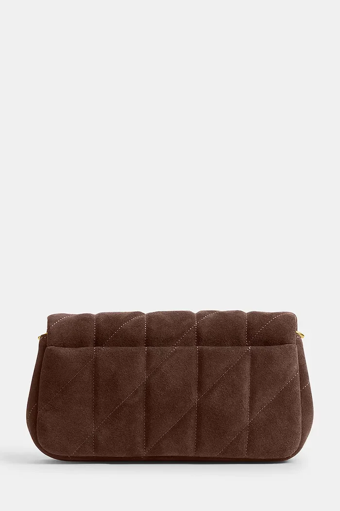 Coach чанта crossbody дамска от кожа Tabby Chain Crossbody 19 кафява CCD85