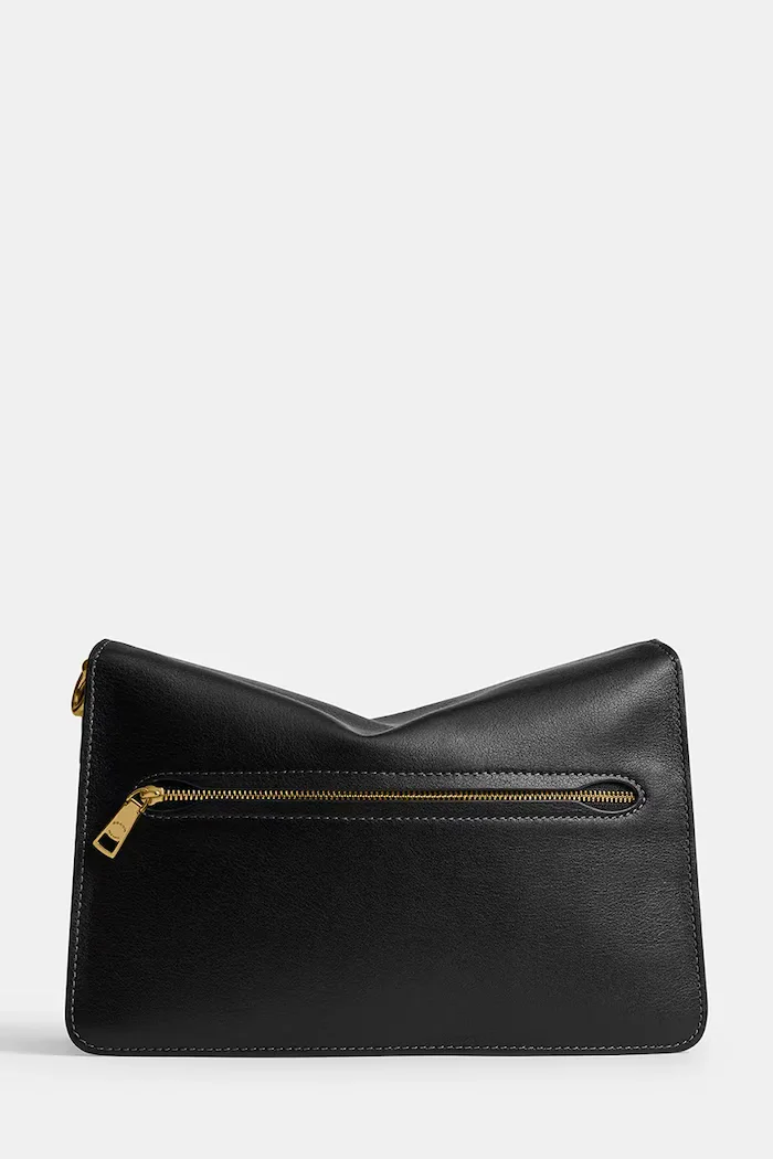 Coach чанта crossbody дамска от кожа TABBY черна CY919