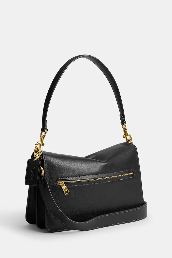 Coach чанта crossbody дамска от кожа TABBY черна CY919