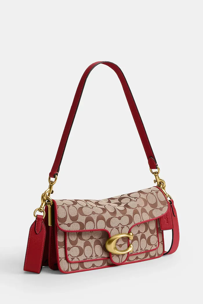 Coach чанта crossbody дамска Soft Tabby Shoulder Bag 26 кафява CFG02