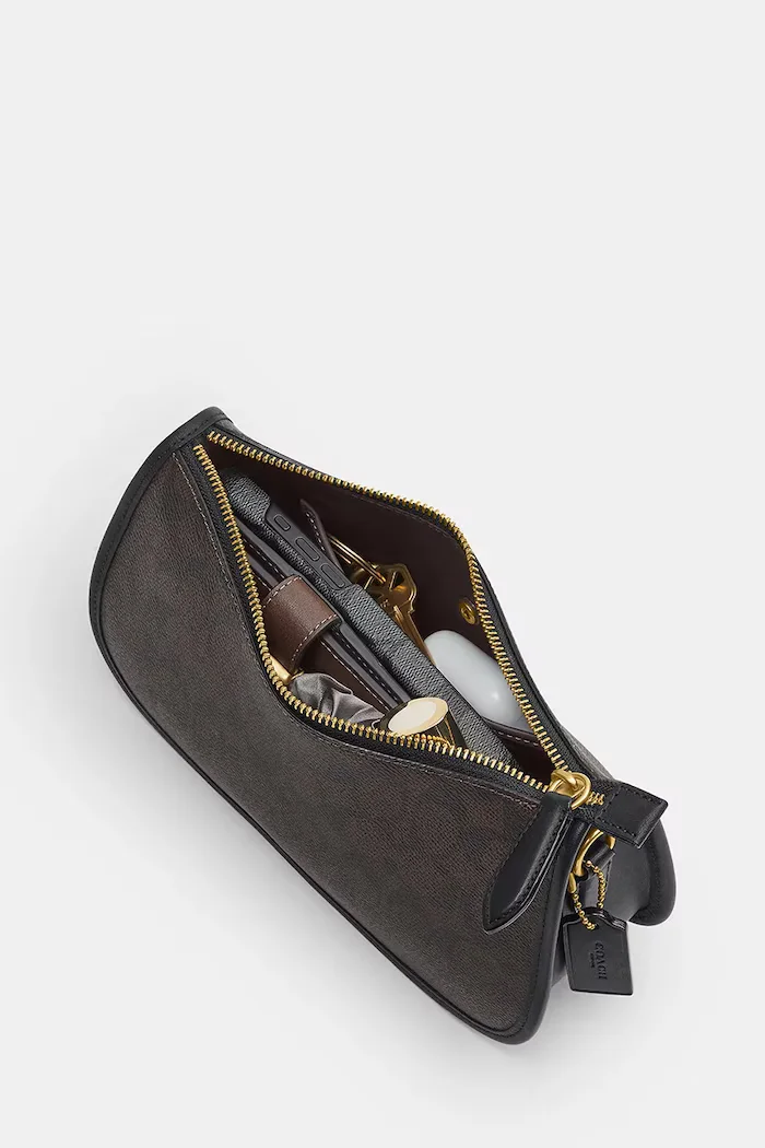 Coach чанта crossbody дамска Waverly черна CFR42
