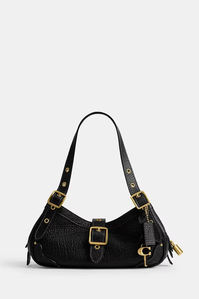 Coach чанта дамска от кожа Small Drifter Bag черна CFM45