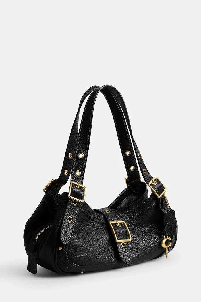 Coach чанта дамска от кожа Small Drifter Bag черна CFM45