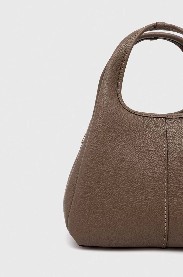 Coach дамска чанта crossbody от кожа Lana Shoulder Bag 23 кафява CM545