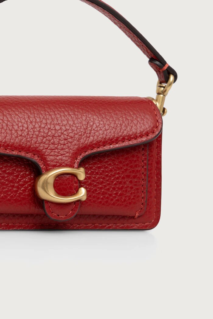 Coach ключодържател дамски от кожа Tabby Bag Charm CCZ00