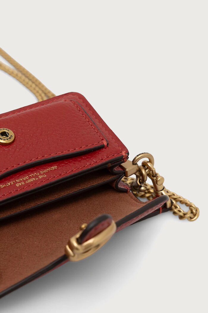 Coach ключодържател дамски от кожа Tabby Bag Charm CCZ00