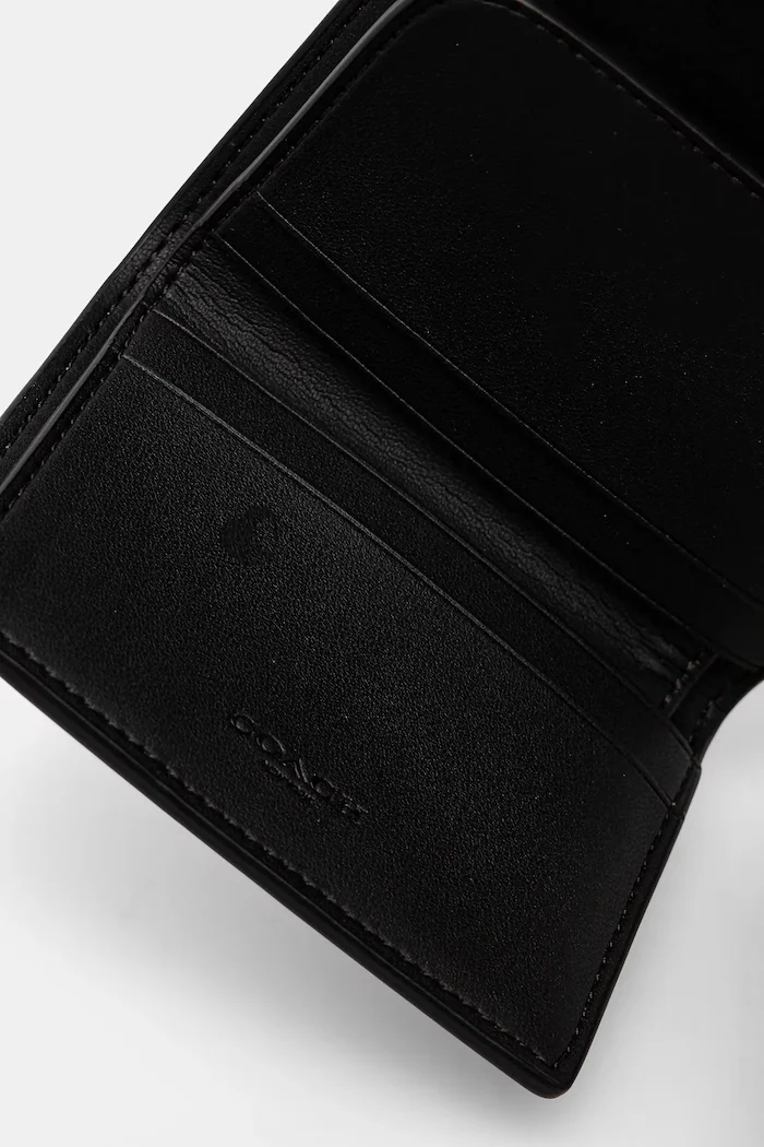 Coach Кожен портфейл дамски в черно CZ111