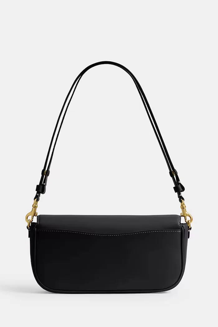 Coach Кожена чанта Brook Flap Chain Bag в черно CAN90