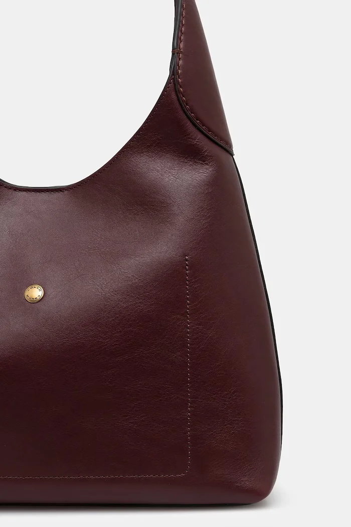 Coach Кожена чанта Brooklyn Shoulder Bag 28 в синьо CU068