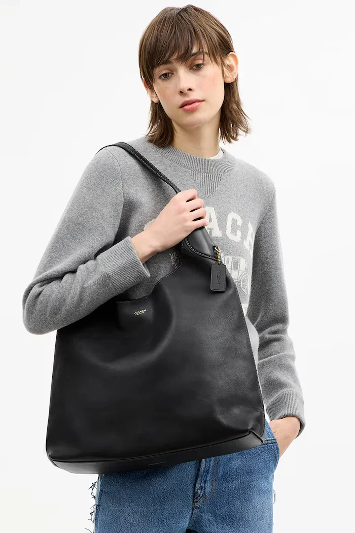 Coach Кожена чанта Brooklyn Shoulder Bag 39 в черно CU044