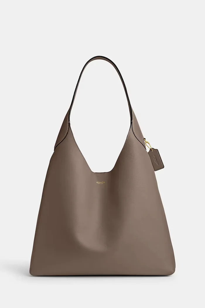 Coach Кожена чанта Brooklyn Shoulder Bag 39 в кафяво CU044