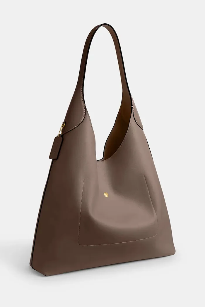 Coach Кожена чанта Brooklyn Shoulder Bag 39 в кафяво CU044