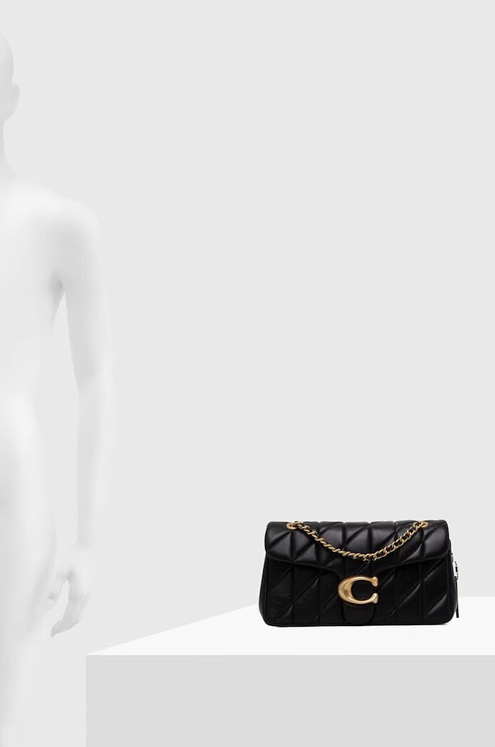 Coach Кожена чанта Tabby Shoulder Bag 26 With Pillow Quilting в черно CP150