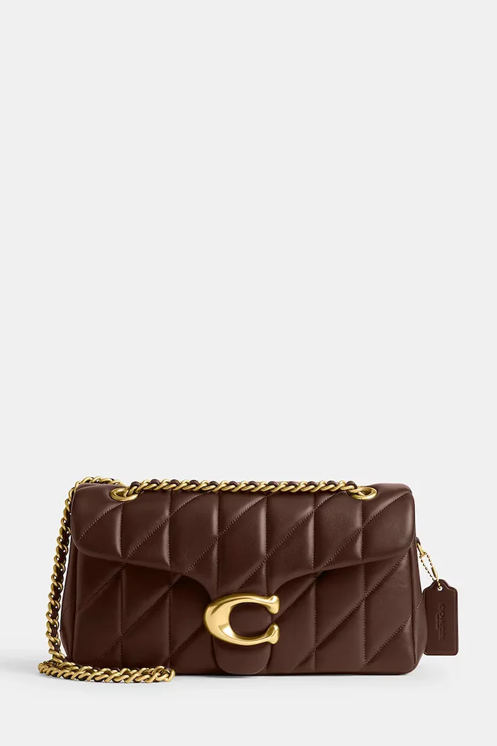 Coach Кожена чанта Tabby Shoulder Bag 26 With Pillow Quilting в кафяво
