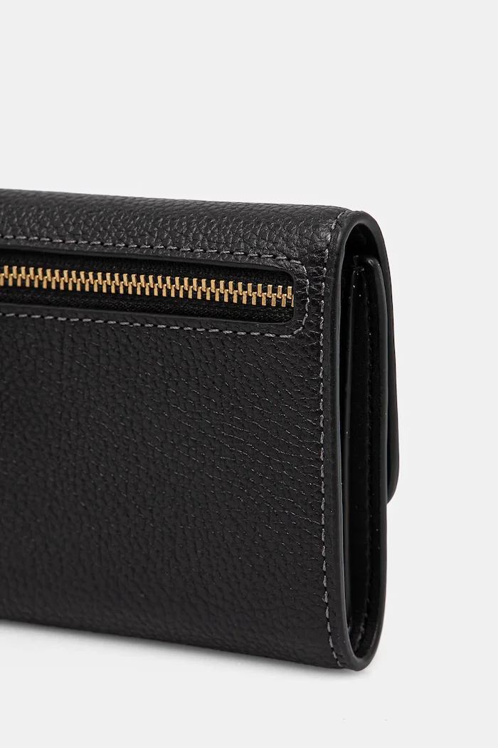 Coach портфейл дамски от кожа черен CAO13