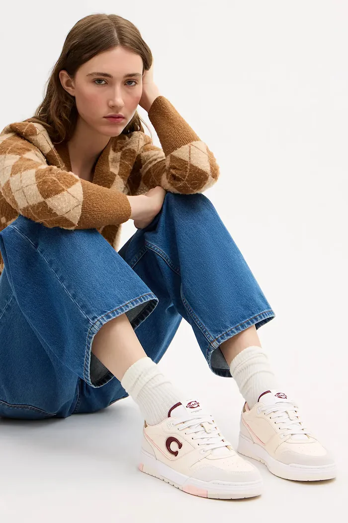 Coach Soho Sneaker маратонки дамски бежови CFW82