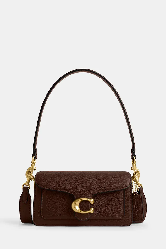 Coach Tabby Shoulder Bag 20 кафяв CY201
