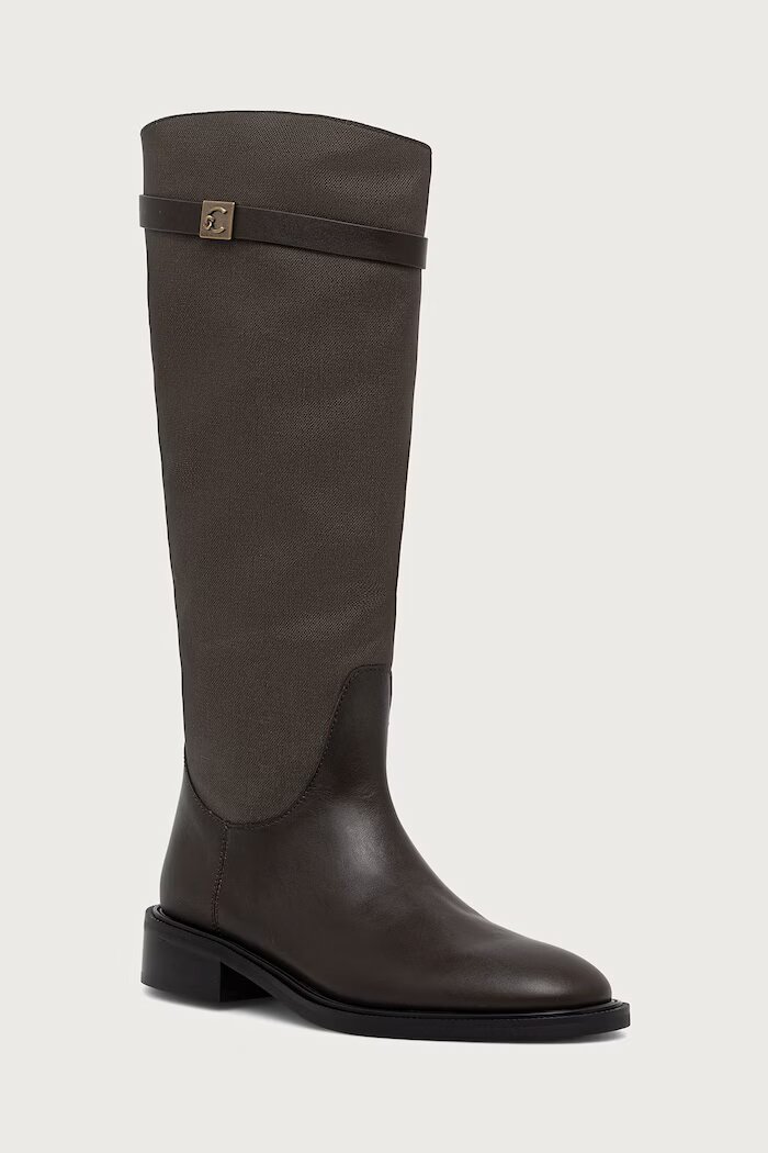COCCINELLE ботуши под коляното дамски кафяви V63 43 01 01 W25