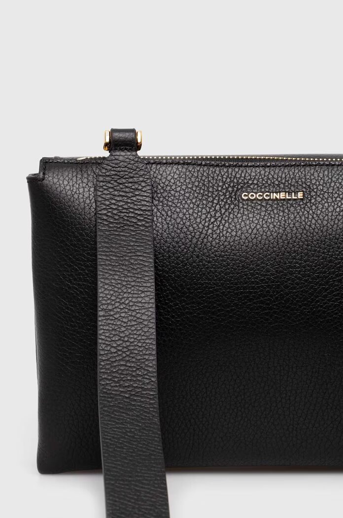 COCCINELLE чанта crossbody дамска от кожа ARLETTIS черна E1 MD5 12 08 01