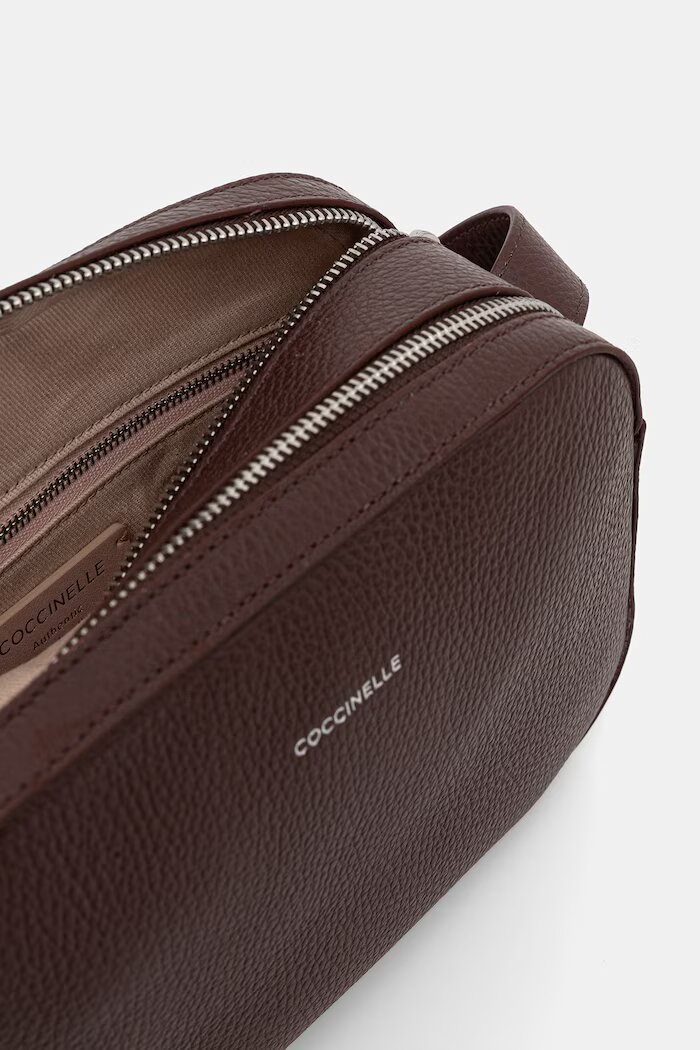 COCCINELLE чанта crossbody дамска от кожа бордо E1 VGF 15 01 01