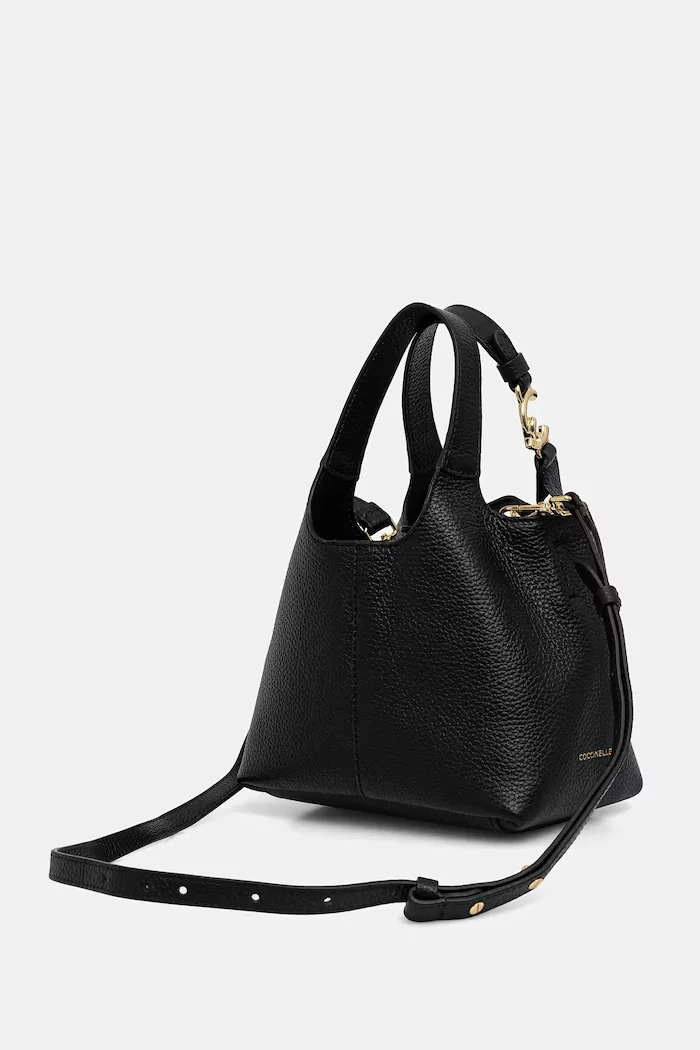COCCINELLE чанта crossbody дамска от кожа черна E1 SHA 58 01 01