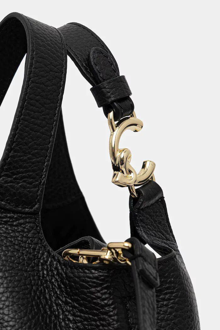 COCCINELLE чанта crossbody дамска от кожа черна E1 SHA 58 01 01