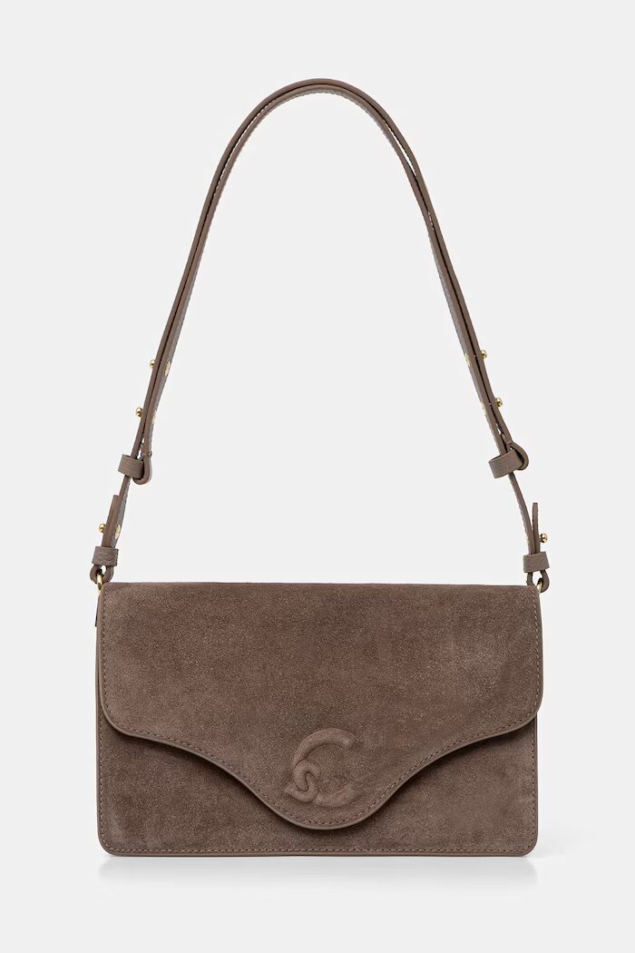 COCCINELLE чанта crossbody дамска от кожа кафява E1 VJG 12 02 01