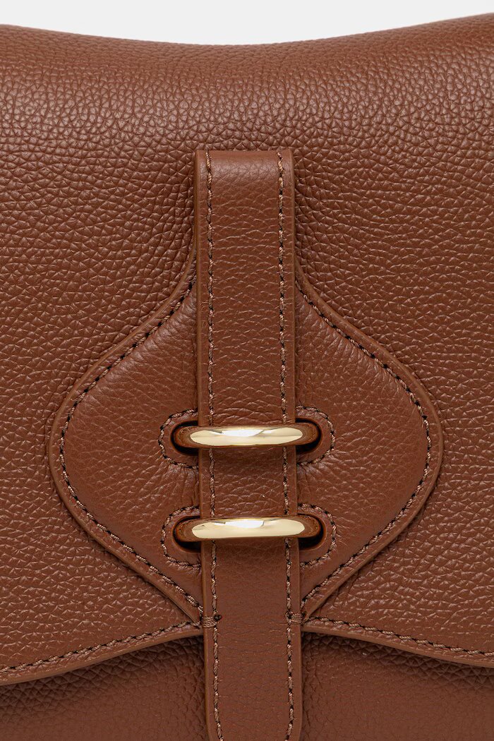 COCCINELLE чанта crossbody дамска от кожа MAVERY кафява E1 U7F 18 02 01