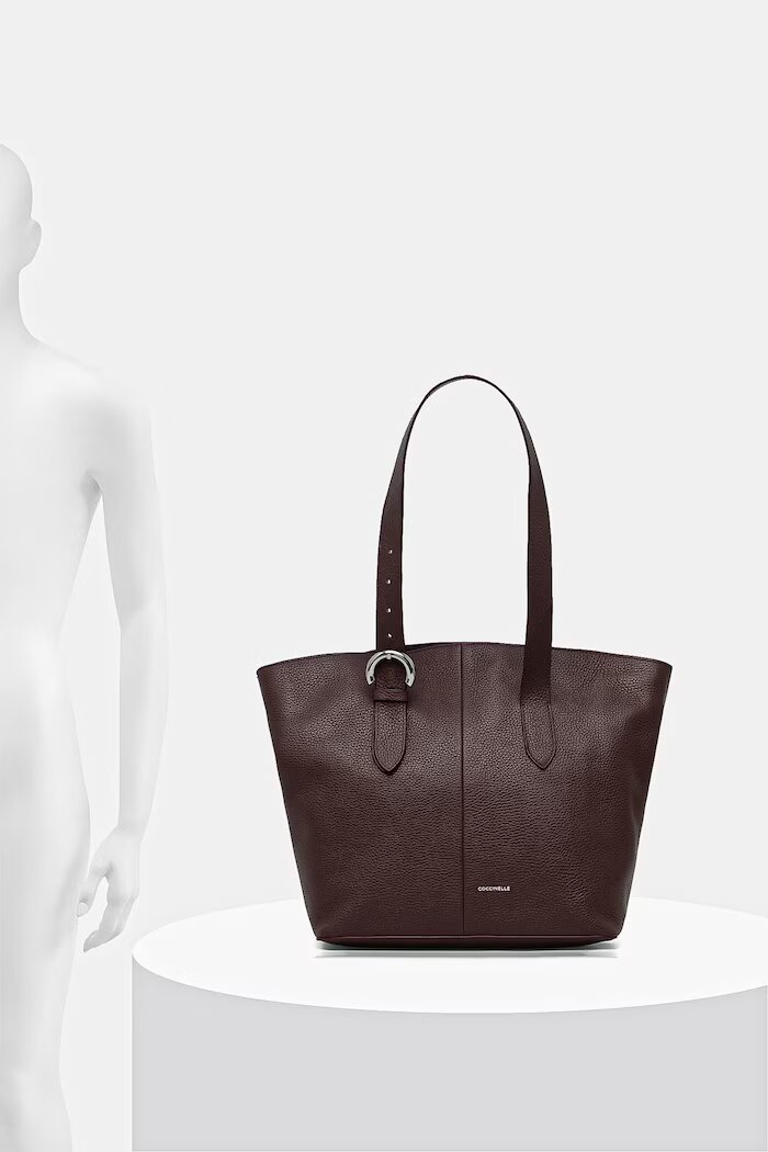 COCCINELLE чанта дамска от кожа бордо E1 VGF 11 01 01
