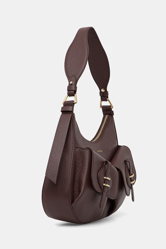 COCCINELLE чанта дамска от кожа бордо E1 VGK 12 01 01