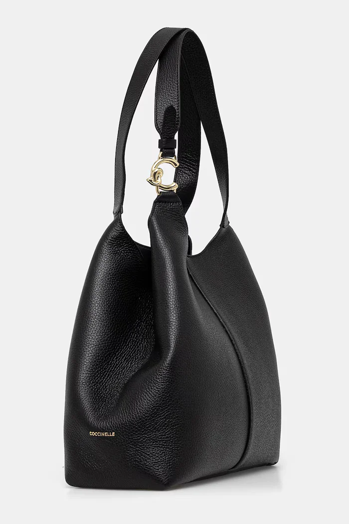 COCCINELLE чанта дамска от кожа черна E1 SHA 11 01 01
